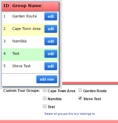 Custom Tour Groups