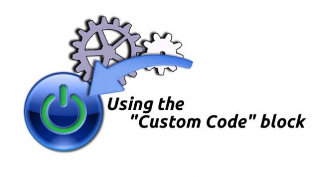 How to use the Custom Code block in XMS Systems