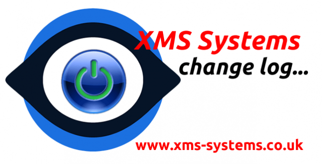 XMS Systems Change Log and development notices