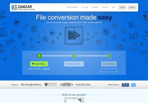 ZamZar Free online file converter