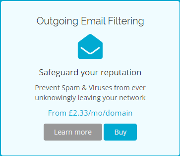 SpamExperts Outgoing Email Filters