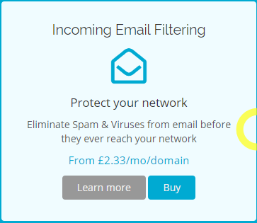 SpamExperts Incoming Mail Filters
