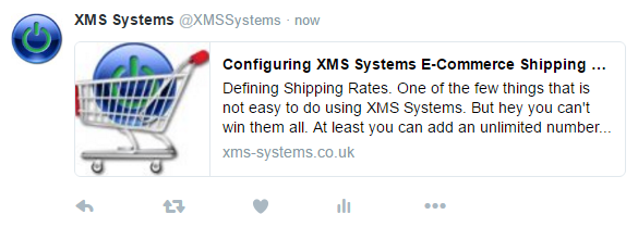 Twitter Cards with XMS Systems